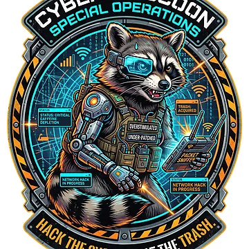 Artwork thumbnail, Cyber Racoon by Virtual Knight Designs
