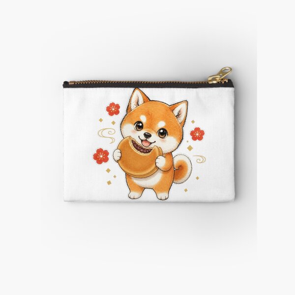 Item preview, Red Shiba Inu with Imagawayaki designed and sold by Kawaii Matcha Studio.