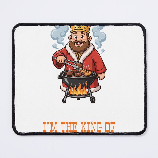 Item preview, Im The King Of The Grill Funny Shirt — BBQ Dad King Grilling Tee designed and sold by RobinHoodShirts.