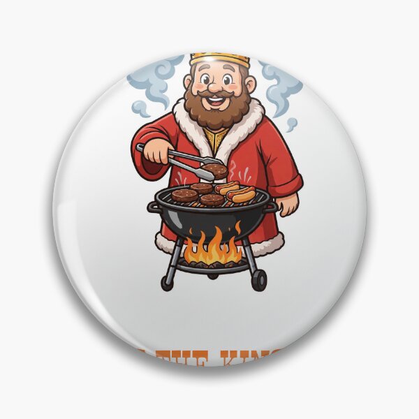 Item preview, Im The King Of The Grill Funny Shirt — BBQ Dad King Grilling Tee designed and sold by RobinHoodShirts.
