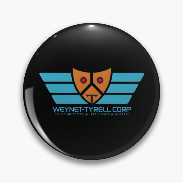 Item preview, Weynet-Tyrell Corp Retro Sci-Fi Wing Logo designed and sold by MaileeStudios.