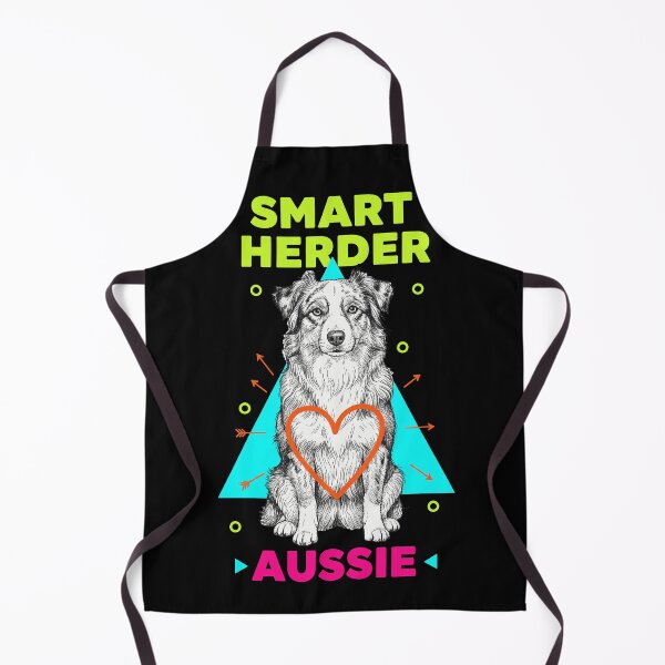 Aperçu de l'œuvre Smart Herder Aussie Love Heart créée et vendue par ArtsMichalShop.