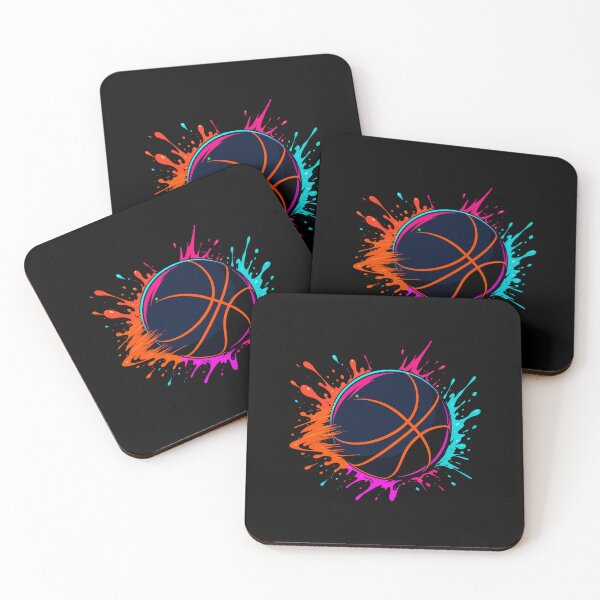 Item preview, Neon Basketball Splash Urban Sports Art designed and sold by fadilow.