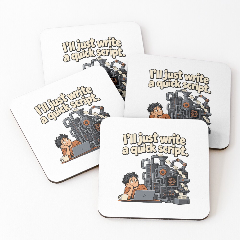 Item preview, Coasters (Set of 4) designed and sold by ThreadQuirk.