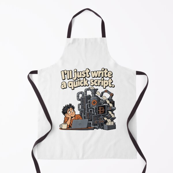 Item preview, I'll Just Write a Quick Script Comic designed and sold by ThreadQuirk.