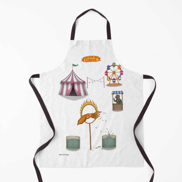 Item preview, Squirty squid: Vintage Circus Animal Parody designed and sold by MissTerryWoman.