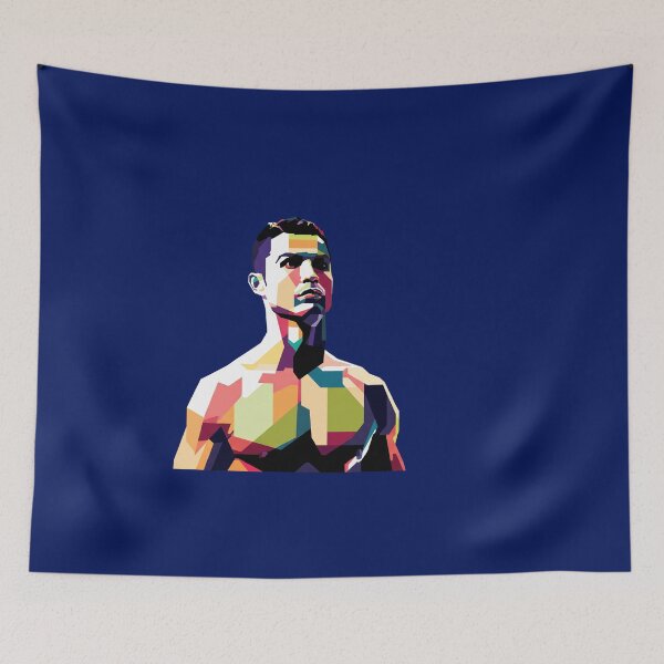 Item preview, Geometric Low Poly Male Athlete Portrait designed and sold by francescapa.