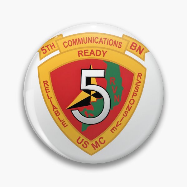 Item preview, 5th Communications Battalion Emblem designed and sold by CharlieDesings.
