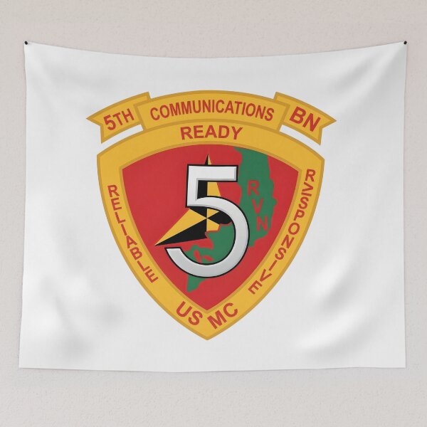 Item preview, 5th Communications Battalion Emblem designed and sold by CharlieDesings.