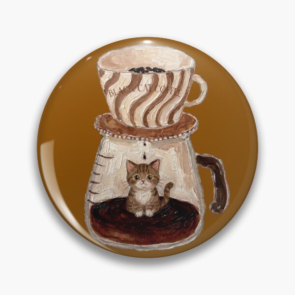 Item preview, Cute Kitten inside Glass Coffee Pot designed and sold by Merli7.
