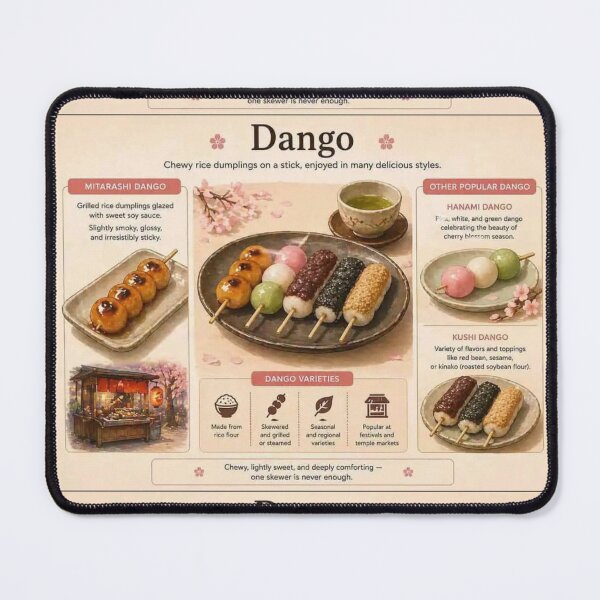 Item preview, Japanese Dango Guide  Traditional Rice Dumplings designed and sold by EchoWave11.