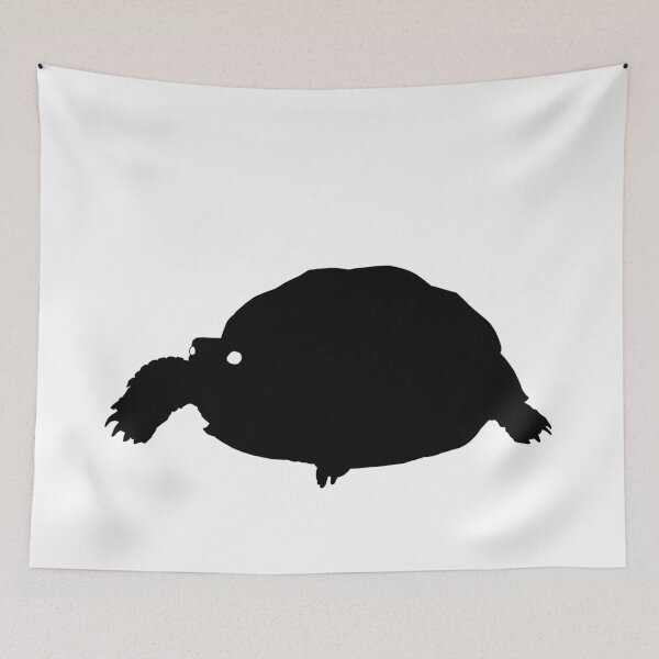 Item preview, Turtle Black Silhouette Animal Pet Cool Style designed and sold by gin3art.