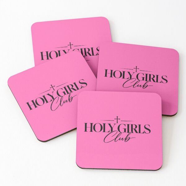 Item preview, Holy Girls Club Serif Script Logo – Christian Statement Design designed and sold by EatPrayLive.