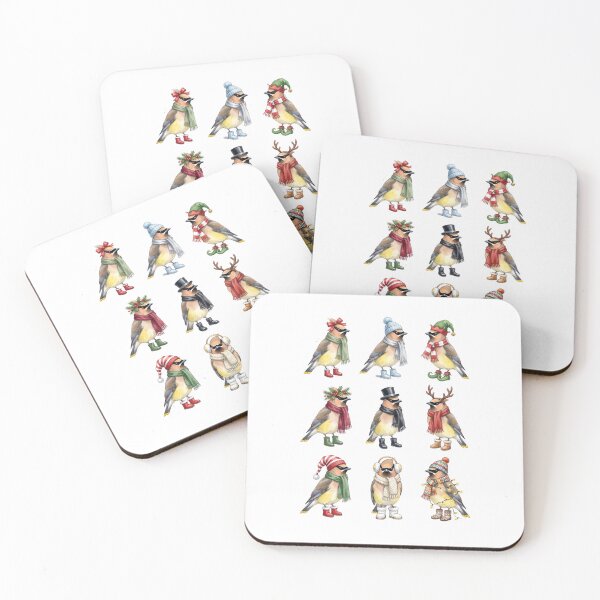 Item preview, Christmas Waxwing designed and sold by Tiffany Roy.