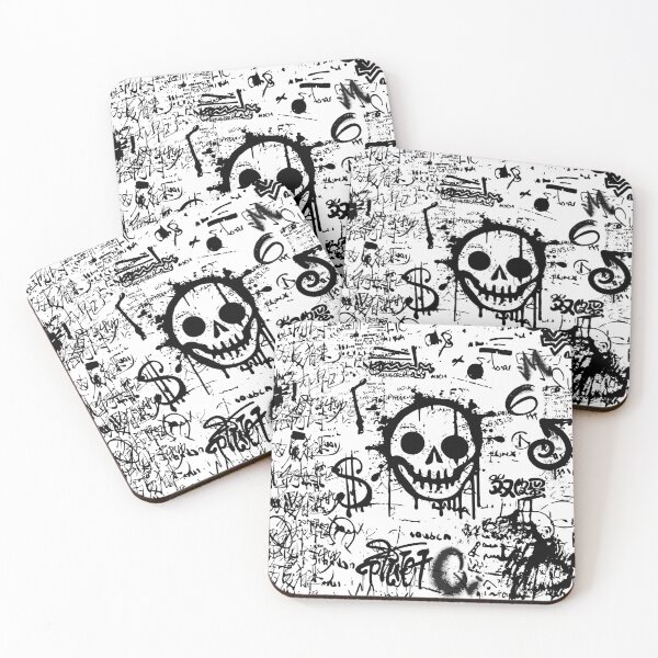 Item preview, Smiling Skull Graffiti Art designed and sold by Swooncake Press.