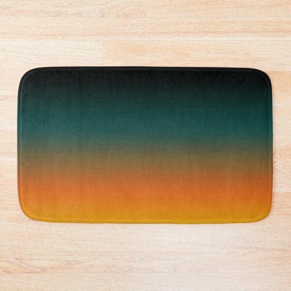 Item preview, Teal to Burnt Orange Sunset Gradient Abstract designed and sold by Mindful Wall Art Studio.