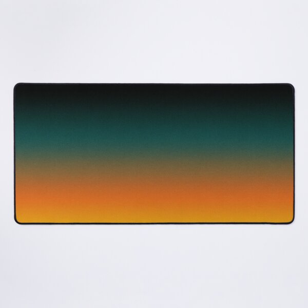 Item preview, Teal to Burnt Orange Sunset Gradient Abstract designed and sold by Mindful Wall Art Studio.