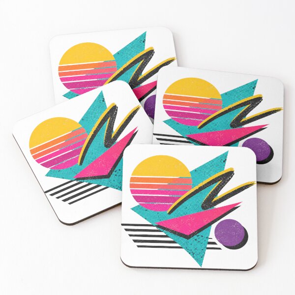 Item preview, Time Machine – 1984 Retro Geometric Energy | Vintage 80s Abstract Art designed and sold by Vibe04.