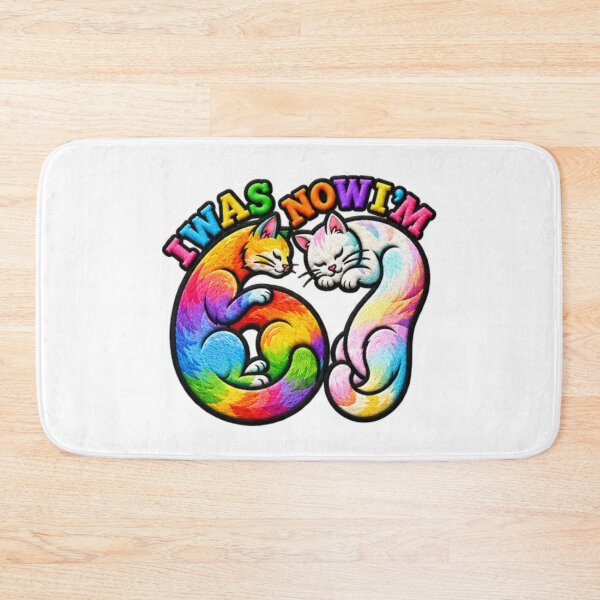 Item preview, I Was 6 Now I'm 7 Funny Cats 7th Birthday designed and sold by ArtDesignTp.