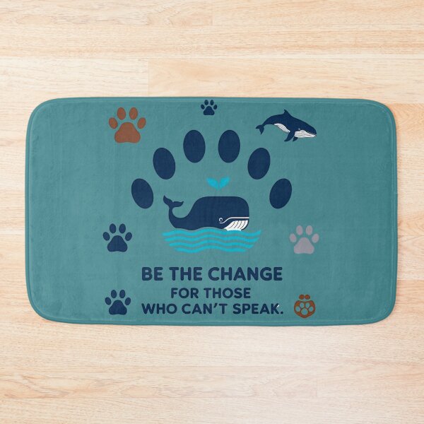Item preview, Be the Change – Speak for the Voiceless (Animal Advocacy Design) designed and sold by Chroma Dreams .