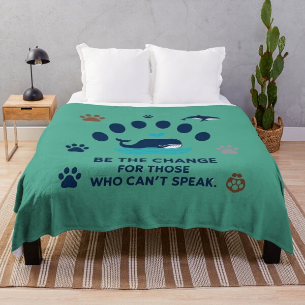 Item preview, Be the Change – Speak for the Voiceless (Animal Advocacy Design) designed and sold by Chroma Dreams .