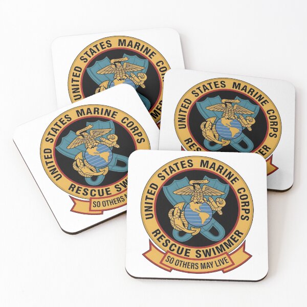 Item preview, United States Marine Corps Rescue Swimmer Patch designed and sold by CharlieDesings.
