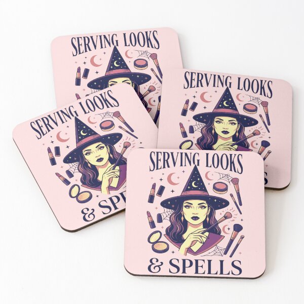 Item preview, Serving Looks and Spells Halloween Makeup Artist Design – Glamorous Funny Gift for Makeup Artists and Beauty Lovers designed and sold by Im-Ara.