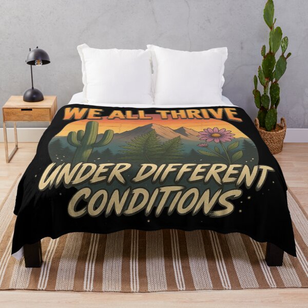 Item preview, We All Thrive Under Different Conditions designed and sold by Positive&FunnyThings.