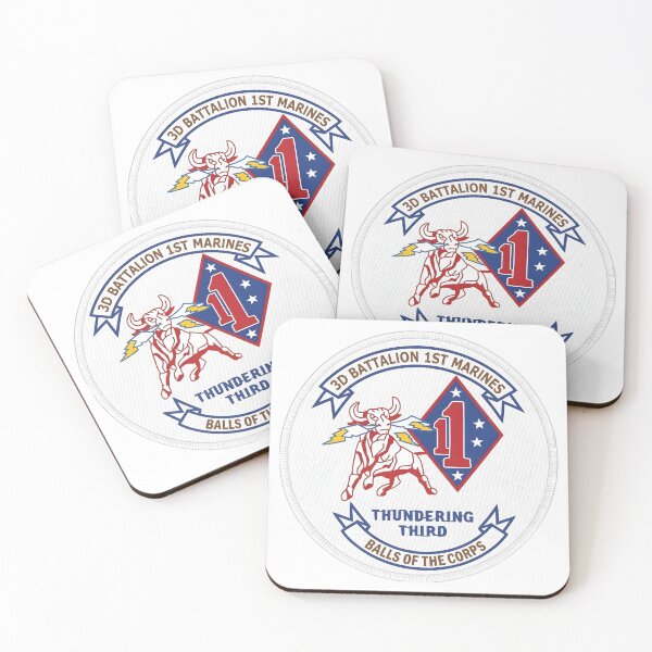 Item preview, 3d Battalion 1st Marines Patch designed and sold by CharlieDesings.