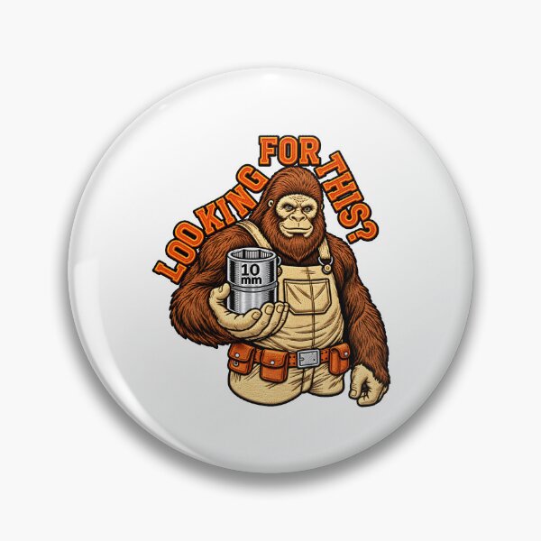 Item preview, Looking For Parts Funny Gorilla Mechanic Vintage Workshop designed and sold by ArtDesignTp.