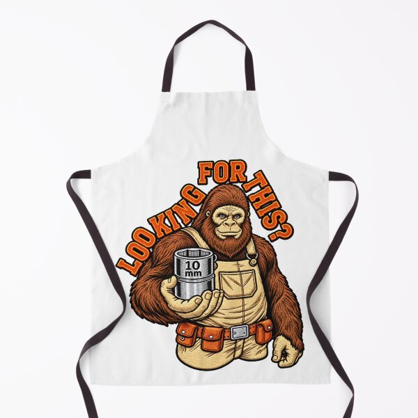 Item preview, Looking For Parts Funny Gorilla Mechanic Vintage Workshop designed and sold by ArtDesignTp.