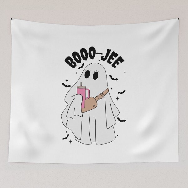 Item preview, Cute boujee ghost with tumbler cup and crossbody belt bag funny Halloween design designed and sold by Designart68.