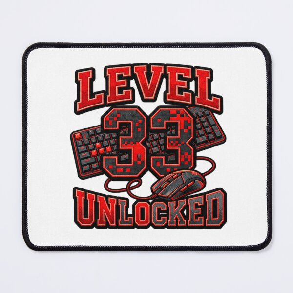 Item preview, Level 33 Unlocked Video Gaming 33 Years Old Birthday designed and sold by ArtDesignTp.