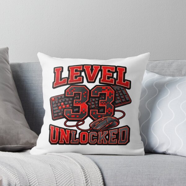 Item preview, Level 33 Unlocked Video Gaming 33 Years Old Birthday designed and sold by ArtDesignTp.