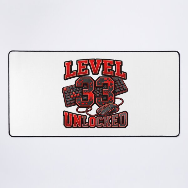 Item preview, Level 33 Unlocked Video Gaming 33 Years Old Birthday designed and sold by ArtDesignTp.