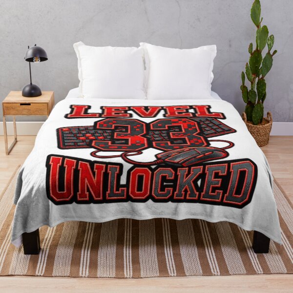 Item preview, Level 33 Unlocked Video Gaming 33 Years Old Birthday designed and sold by ArtDesignTp.