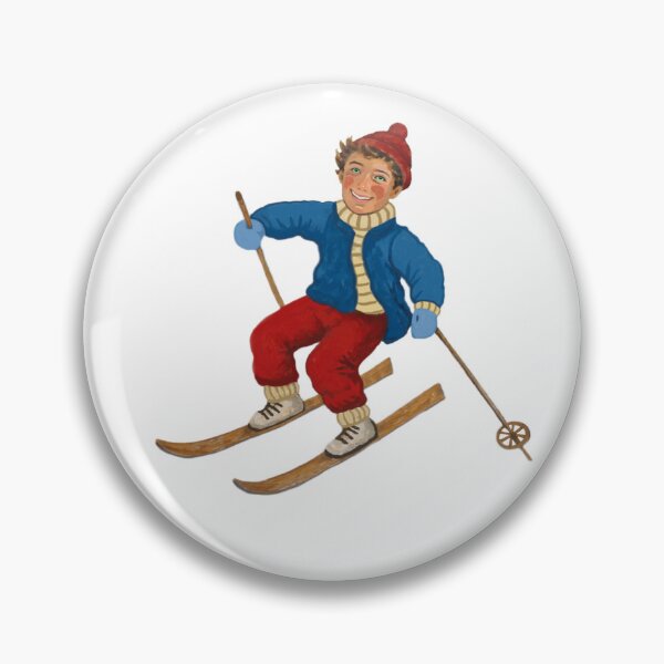 Item preview, Joyful Skier designed and sold by Artworks by Wilma.