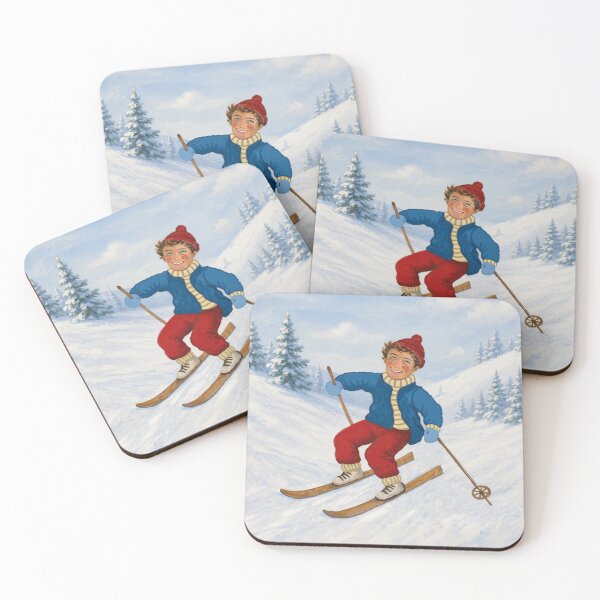 Item preview, Joyful Skier designed and sold by Artworks by Wilma.