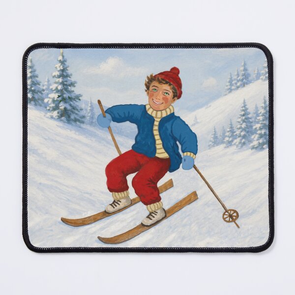 Item preview, Joyful Skier designed and sold by Artworks by Wilma.