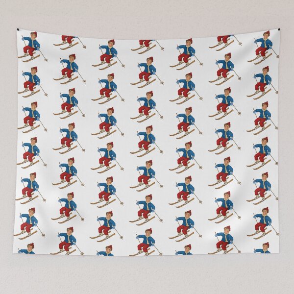 Aperçu de l'œuvre Skieur joyeux créée et vendue par Artworks by Wilma.