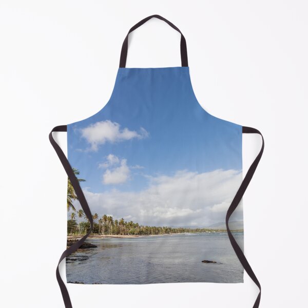 Item preview, Tropical coastal landscape with palm trees – Caribbean dream beach by the sea designed and sold by Nicole Bleck.