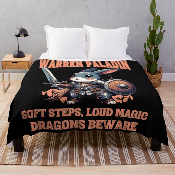 Item preview, Warren Paladin Soft Steps Loud Magic Bunny Knight designed and sold by FaeryNuff.