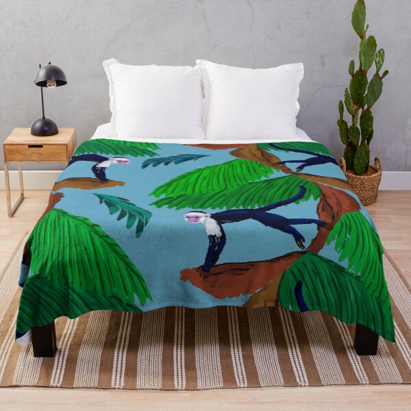 Item preview, Monkeys in Tropical Jungle designed and sold by Antiope33.
