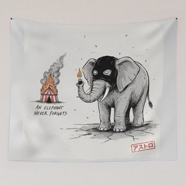 Item preview, AN ELEPHANT NEVER FORGETS designed and sold by 123ks.