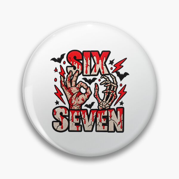 Item preview, Haunted By Six Seven Skeleton Spooky Halloween Meme designed and sold by ArtDesignTp.