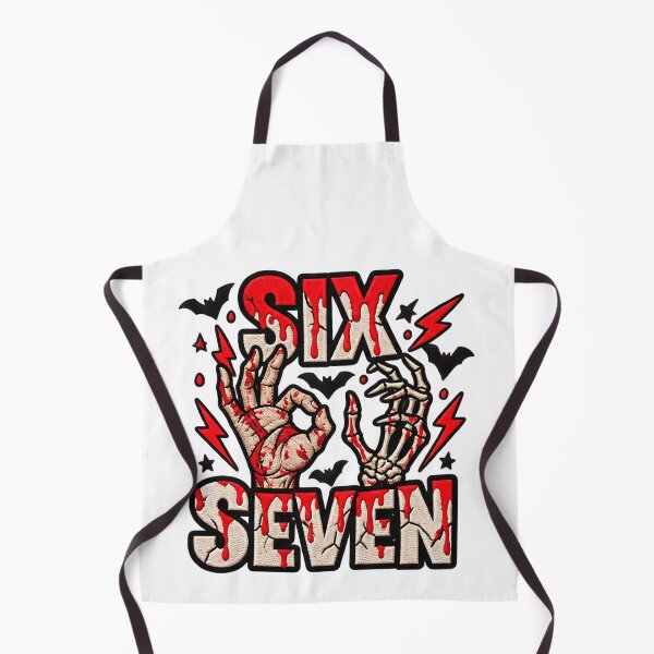 Item preview, Haunted By Six Seven Skeleton Spooky Halloween Meme designed and sold by ArtDesignTp.