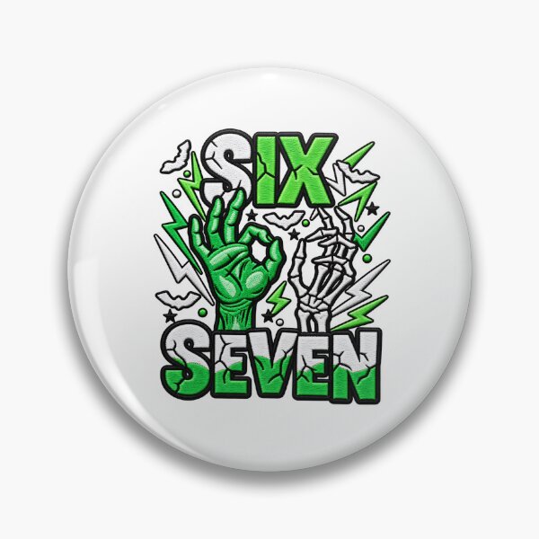 Item preview, Haunted By Six Seven Creepy Halloween Skeleton Joke designed and sold by ArtDesignTp.