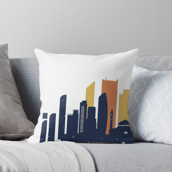 Item preview, Amman in Arabic Calligraphy - Jordan Skyline Landmarks designed and sold by Artful-inks.