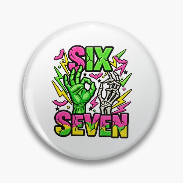 Item preview, Haunted By Six Seven Funny Skeleton Spooky Halloween designed and sold by ArtDesignTp.