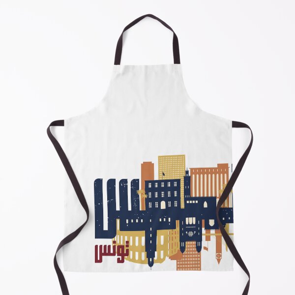 Item preview, Tunis in Arabic Calligraphy - Tunisia Skyline Landmarks designed and sold by Artful-inks.